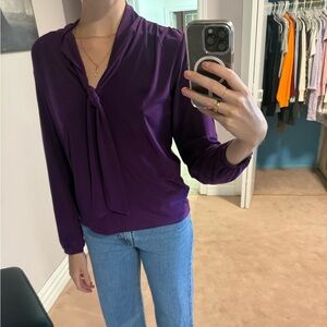 Babaton Deep Purple Blouse